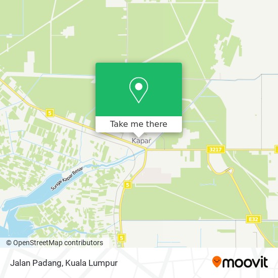 Jalan Padang map