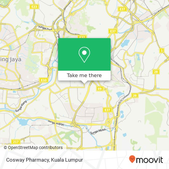 Cosway Pharmacy map