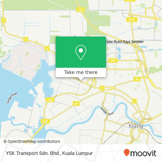 Peta YSK Transport Sdn. Bhd.