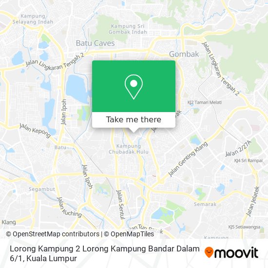 Lorong Kampung 2 Lorong Kampung Bandar Dalam 6 / 1 map