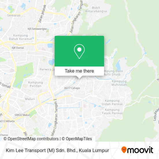 Peta Kim Lee Transport (M) Sdn. Bhd.