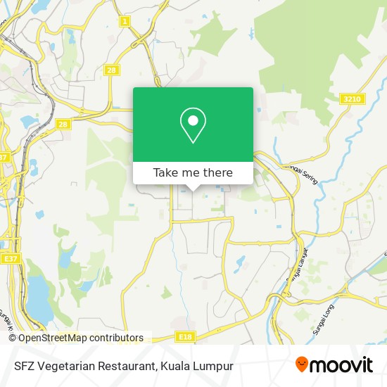 SFZ Vegetarian Restaurant map