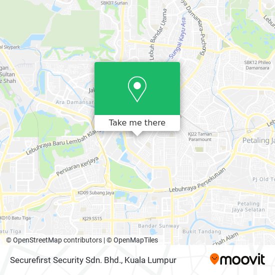 Securefirst Security Sdn. Bhd. map