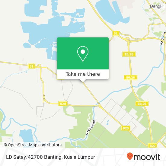 LD Satay, 42700 Banting map