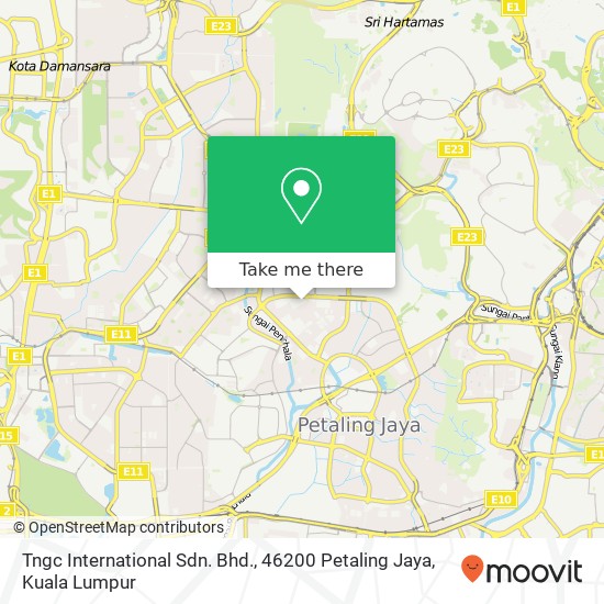 Tngc International Sdn. Bhd., 46200 Petaling Jaya map