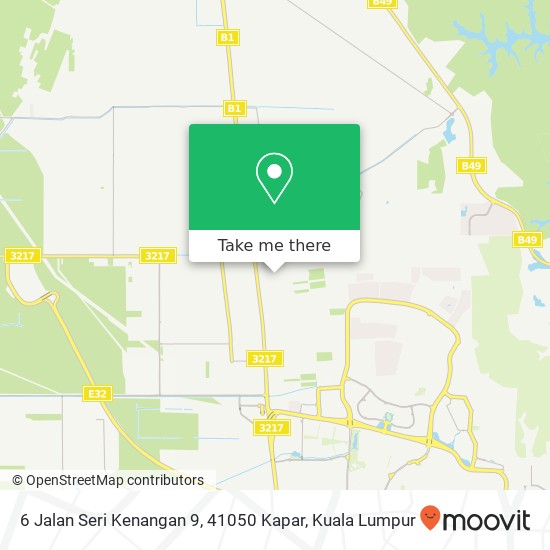 6 Jalan Seri Kenangan 9, 41050 Kapar map