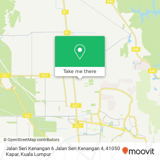 Jalan Seri Kenangan 6 Jalan Seri Kenangan 4, 41050 Kapar map