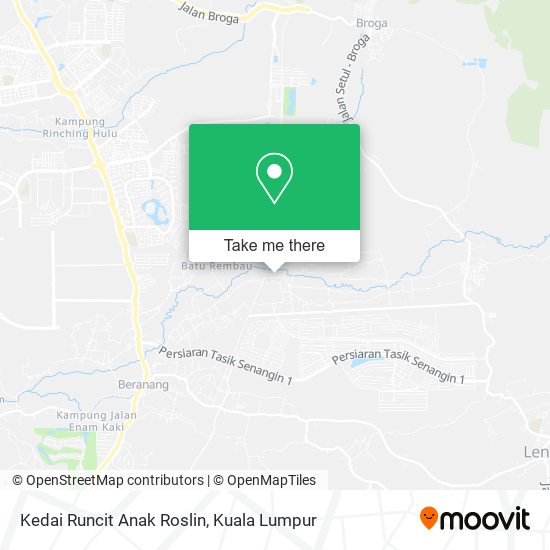 Kedai Runcit Anak Roslin, 71750 Lenggeng map