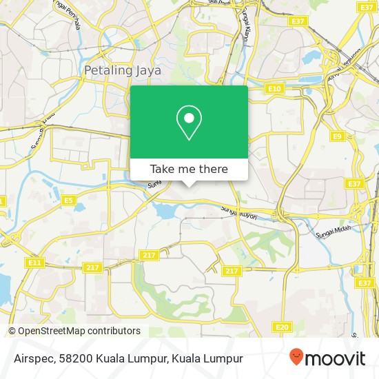 Airspec, 58200 Kuala Lumpur map