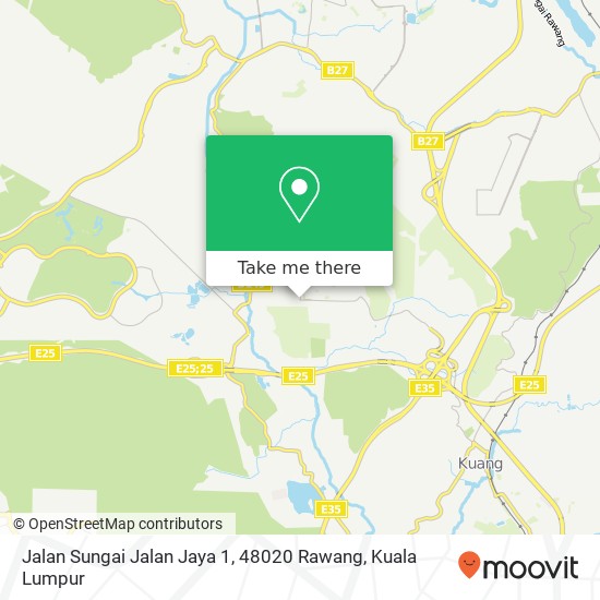 Peta Jalan Sungai Jalan Jaya 1, 48020 Rawang