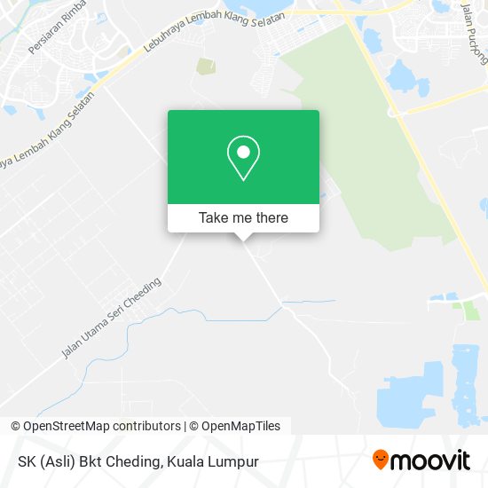 Peta SK (Asli) Bkt Cheding, B60 42700 Jenjarom
