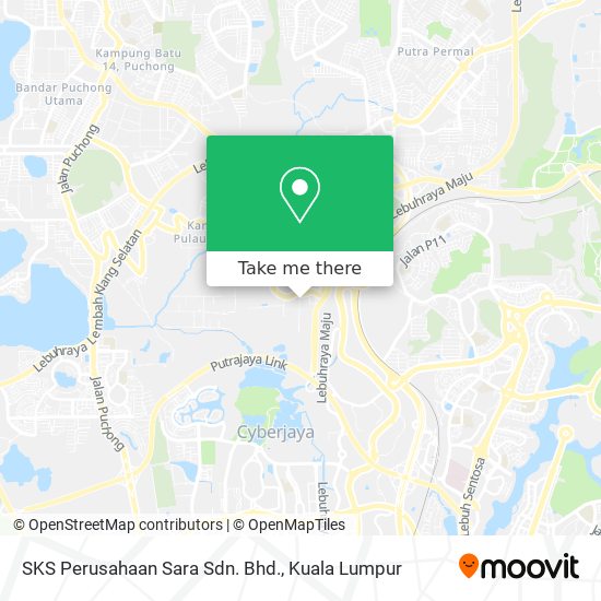 Peta SKS Perusahaan Sara Sdn. Bhd.