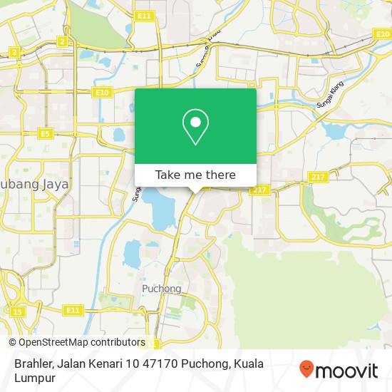 Peta Brahler, Jalan Kenari 10 47170 Puchong