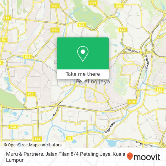 Muru & Partners, Jalan Tilan 8 / 4 Petaling Jaya map