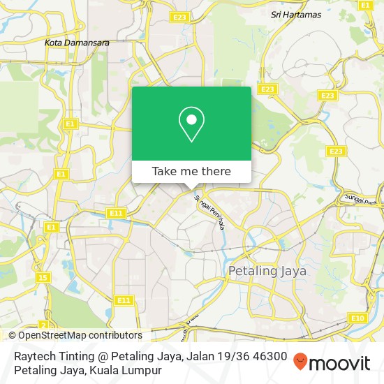 Raytech Tinting @ Petaling Jaya, Jalan 19 / 36 46300 Petaling Jaya map