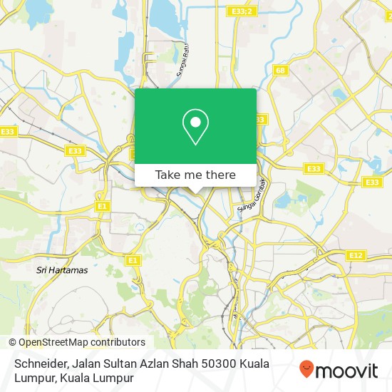 Peta Schneider, Jalan Sultan Azlan Shah 50300 Kuala Lumpur