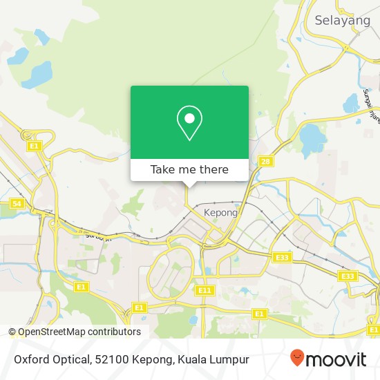 Oxford Optical, 52100 Kepong map