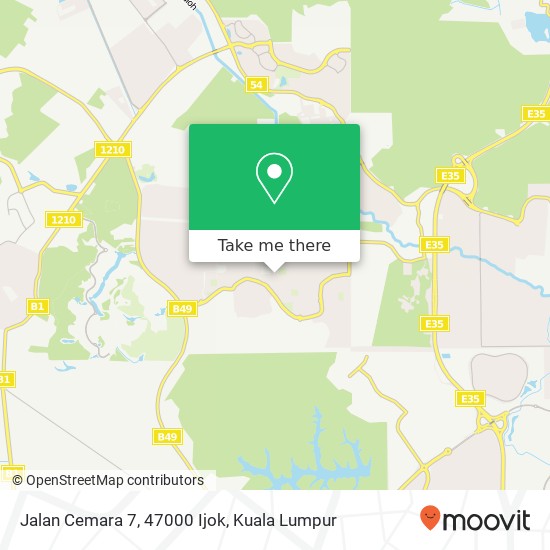 Jalan Cemara 7, 47000 Ijok map