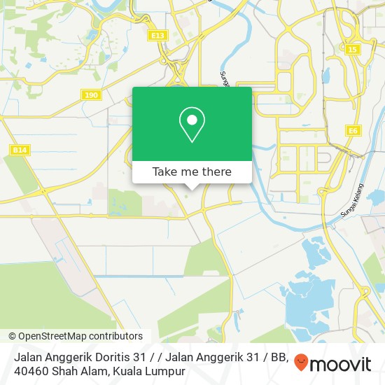 Jalan Anggerik Doritis 31 / / Jalan Anggerik 31 / BB, 40460 Shah Alam map