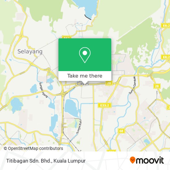 Titibagan Sdn. Bhd. map