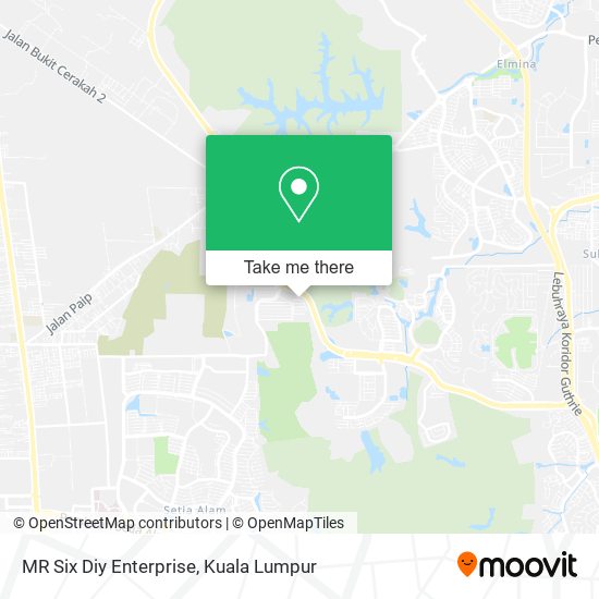 MR Six Diy Enterprise, Jalan Pulau Lumut U10 / 69 40170 Shah Alam map