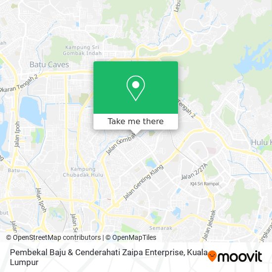 Pembekal Baju & Cenderahati Zaipa Enterprise map