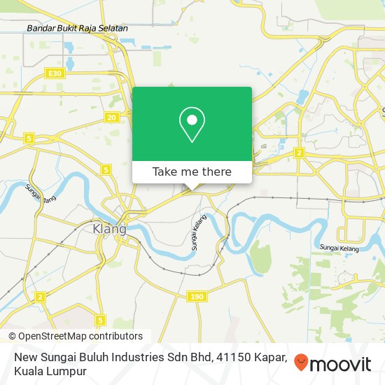 New Sungai Buluh Industries Sdn Bhd, 41150 Kapar map
