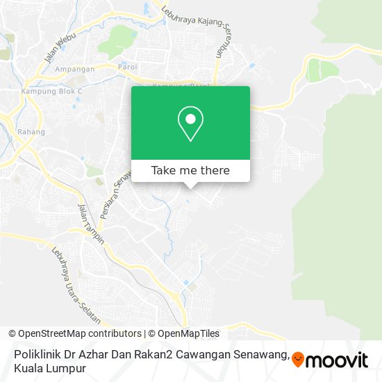Peta Poliklinik Dr Azhar Dan Rakan2 Cawangan Senawang