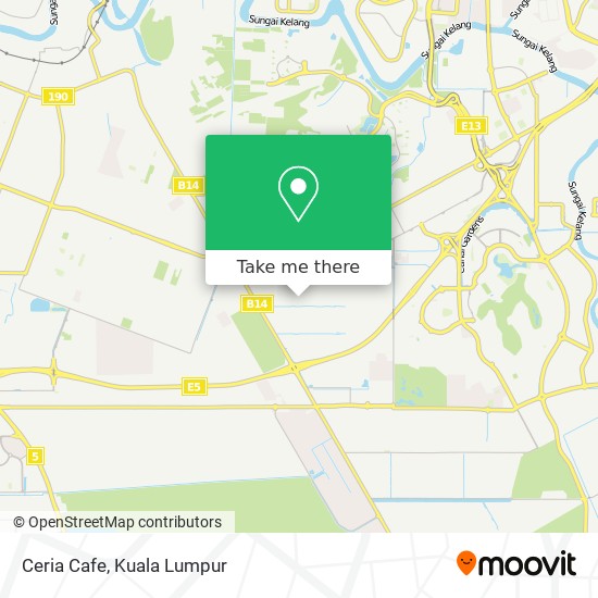 Ceria Cafe map