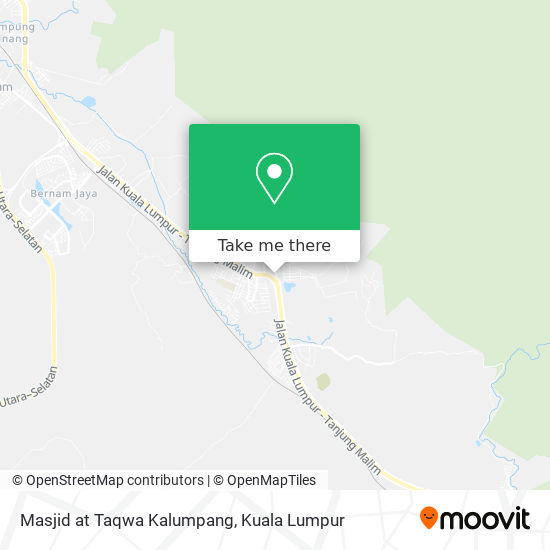 Peta Masjid at Taqwa Kalumpang