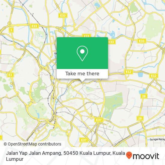 Peta Jalan Yap Jalan Ampang, 50450 Kuala Lumpur