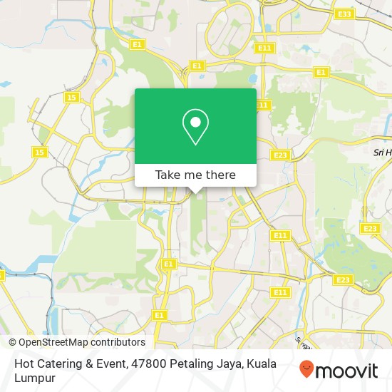 Hot Catering & Event, 47800 Petaling Jaya map