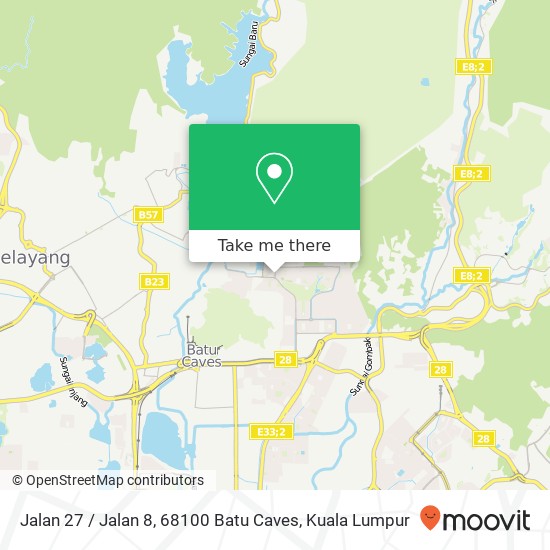 Jalan 27 / Jalan 8, 68100 Batu Caves map