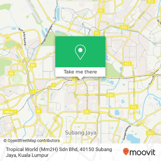 Tropical World (Mm2H) Sdn Bhd, 40150 Subang Jaya map