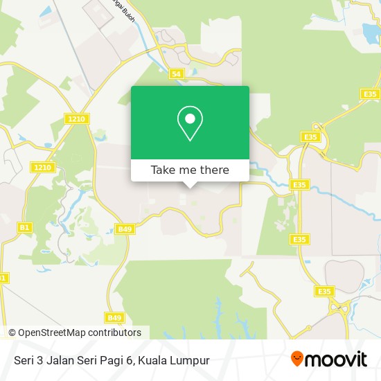 Seri 3 Jalan Seri Pagi 6 map