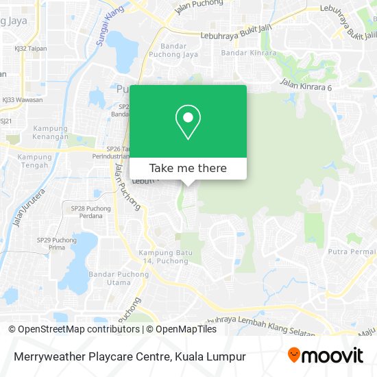 Merryweather Playcare Centre map