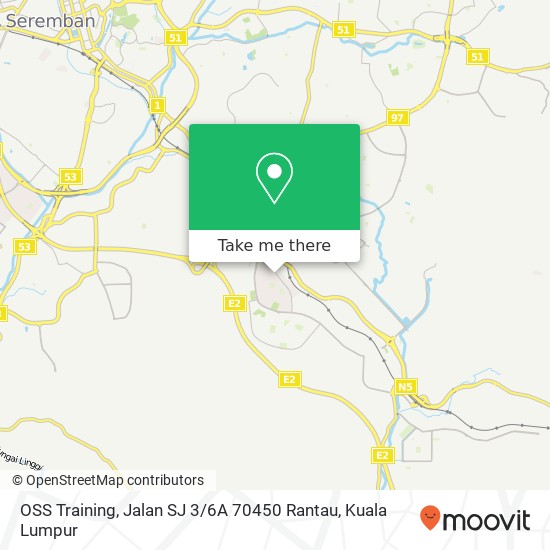 OSS Training, Jalan SJ 3 / 6A 70450 Rantau map