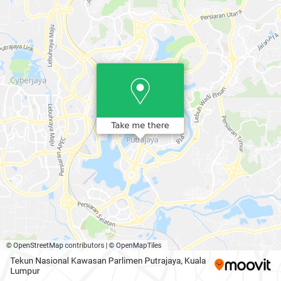 Peta Tekun Nasional Kawasan Parlimen Putrajaya