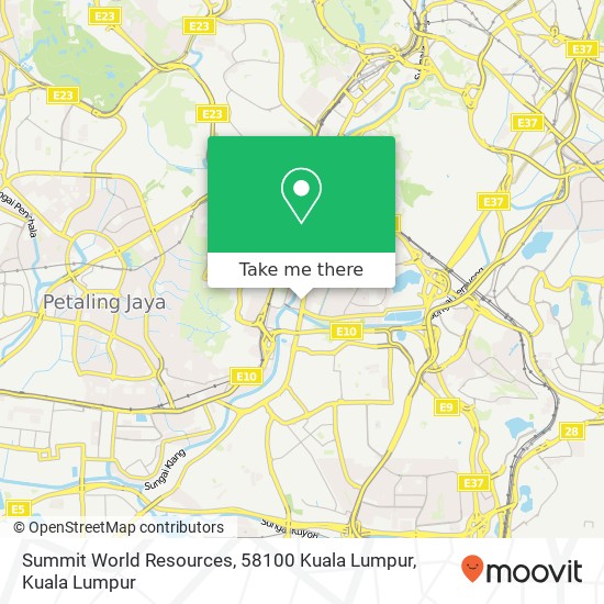 Summit World Resources, 58100 Kuala Lumpur map