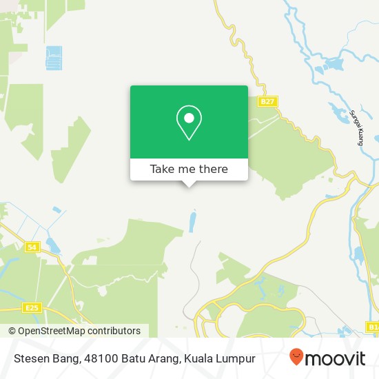 Stesen Bang, 48100 Batu Arang map