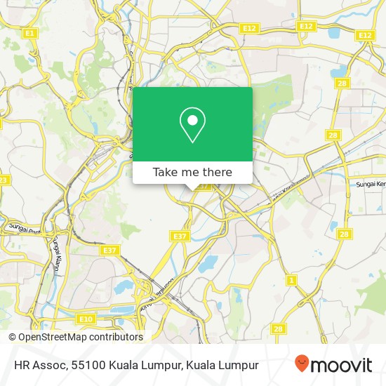 Peta HR Assoc, 55100 Kuala Lumpur