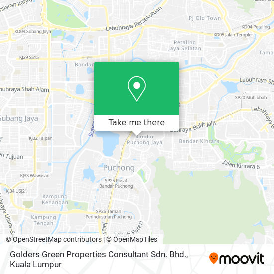 Golders Green Properties Consultant Sdn. Bhd. map