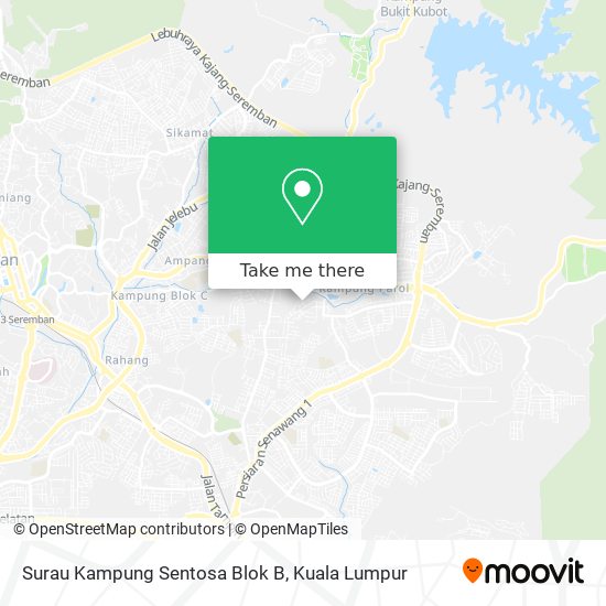 Surau Kampung Sentosa Blok B map