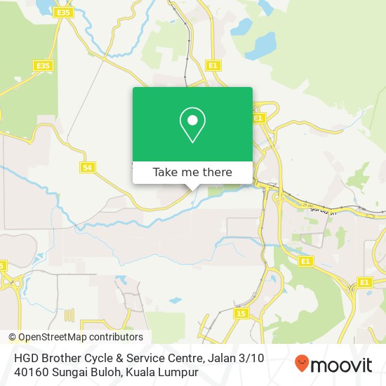 Peta HGD Brother Cycle & Service Centre, Jalan 3 / 10 40160 Sungai Buloh