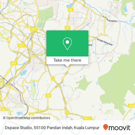 Dspace Studio, 55100 Pandan Indah map