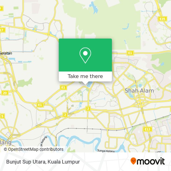 Bunjut Sup Utara map