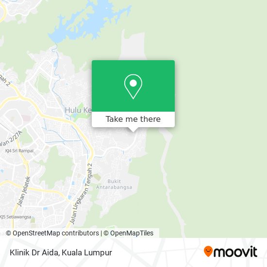 Klinik Dr Aida map