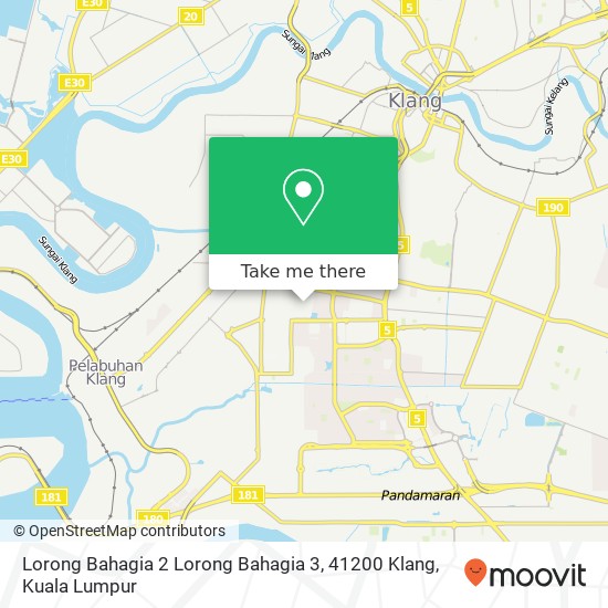 Lorong Bahagia 2 Lorong Bahagia 3, 41200 Klang map