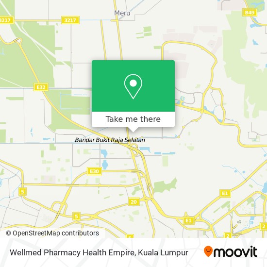 Wellmed Pharmacy Health Empire map