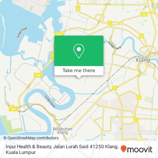 Injaz Health & Beauty, Jalan Lurah Said 41250 Klang map
